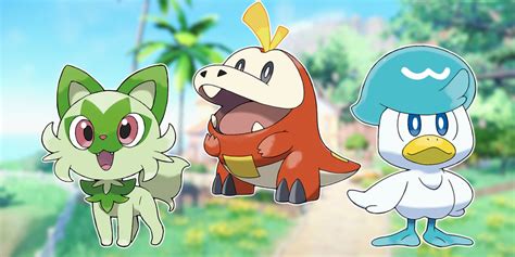 scarlet starters evolution|Gen 9 Starters and Evolutions 